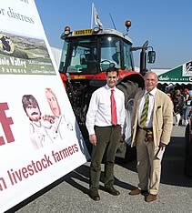 Richard Ali, Chief Executive of the English Beef and Lamb Executive (EBLEX), was on hand to celebrate the end of a marathon drive to raise funds for charity.
