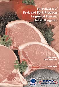 The Analysis of Pork and Pork Products Imported into the UK
