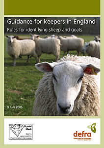 rules for identifying sheep and goats