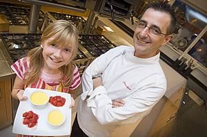 2006 Junior Chef Julia Seager & 2006 Professional Chef Lionel Strub