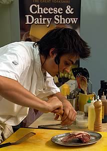 Chef Robert Ramsden hard at work at the 2006 Great Yorkshire Show