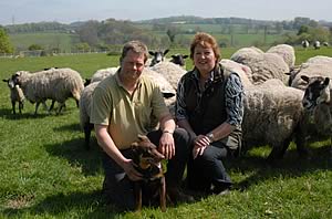 The Sedgewicks and their Kelpie pup Sam