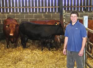 Beef farmer Michael Strother of Fowberry Moor, Wooler 