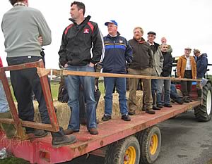 Leitrim Organic Producers Co-op members on a farm visit
