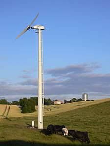 tubular tower turbine