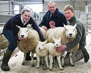 Skipton ewes and lambs pairs champions