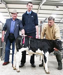 Aled Owen with Llangwm Rex, his joint top-priced Skipton dog and world record holder at 4,900gns.
