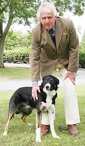 Aled Owen with Llangwm Rex, his joint top-priced Skipton dog and world record holder at 4,900gns.