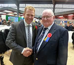 Adam Henson with the Judge, Ted Haste 