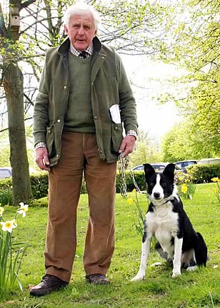 John Bell with his new 8,800gns world record price dog Bob.