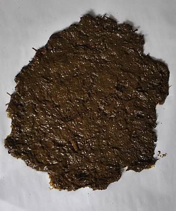 dung after feeding Fibertek