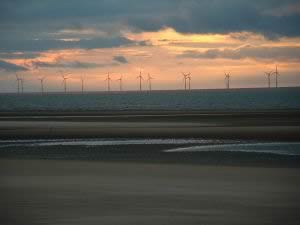 off-shore wind turbines