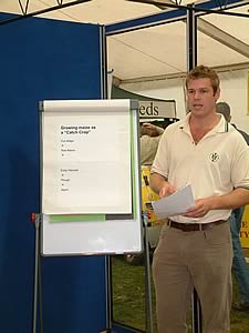 Richard Wilkie speaking at Dairy Event 2006
