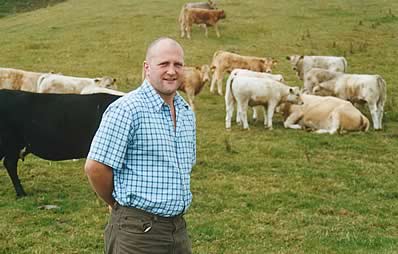 Paul Stobart - best small charolais herd 