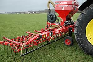 OPICO grass harrow and seeder