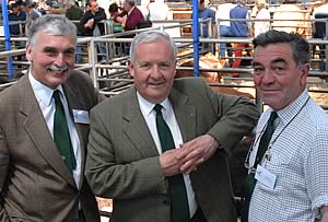 Robert Forster, NBA Scotland chairman Iain Mathers and NBA chairman Duff Burrell