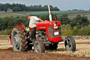 red tractor