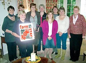 Cundall Lodge’s Caroline Barker, fourth from left, is pictured with her Welcome to Yorkshire White Rose tourism award, joined by fellow Yorkshire members of Farm Stay UK.