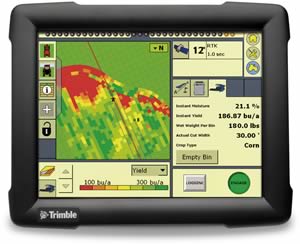 Trimble AgGPS FmX - yield monitoring