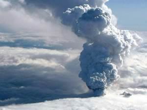 Volcanic ash cloud