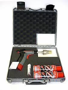 Two gas refills, full instructions and a replacement ignition trigger are supplied with the Express pistol grip dehorner