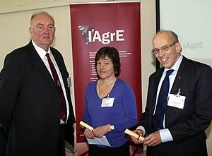 Clare Butler Ellis and Professor Paul Miller