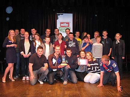 Brampton YFC's National semi final of the YFC drama competition winning team