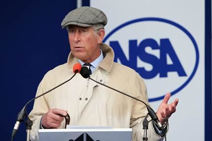 HRH The Prince of Wales opening the NSA Scot Sheep event last year.