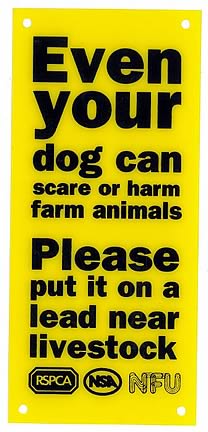 Dog on Lead Sign