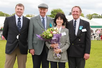 Viscount and Viscountess Allendale opening the Show with Chairman Chris Chomse and President John Woodman.