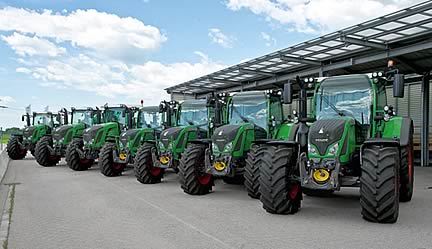 Fendt Tractor Lineup