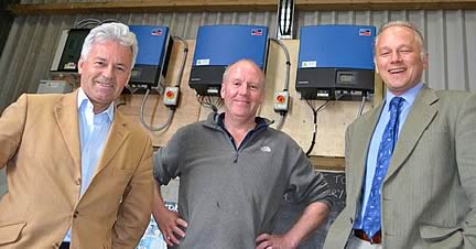 Alan Duncan (MP for Rutland & Melton) Andrew Brown (owner of Fairchilds Lodge) Carl Benfield (MD, Prescient Power)