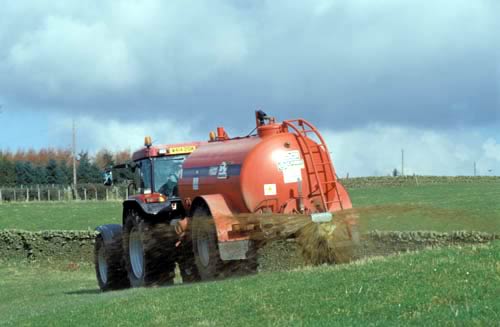 Slurry spreading