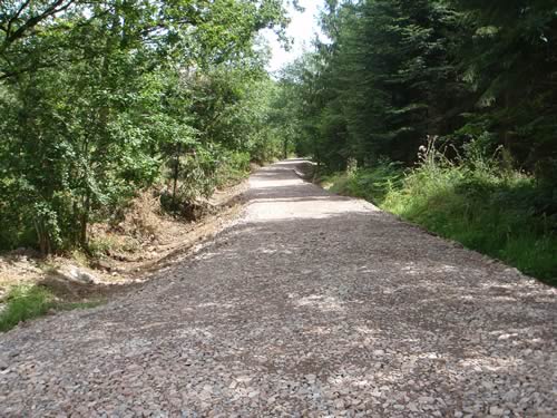 the completed road