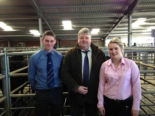 Left to right: Andrew Goldie, Harry, Begg and Kate MacDonald