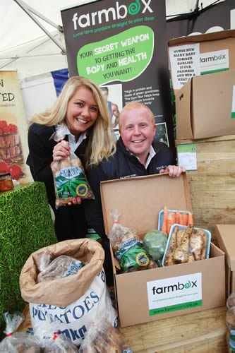 Ards vegetable grower Nathan Gilmore, seen here with Emma Murphy, has lost 3 stone and grown a new business by moving down the supply gain to connect with health conscious consumers.