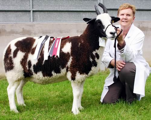 Jean Price with the Jacob supreme champion