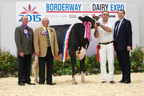 Champion of Champions 'Richaven Goldwyn Squaw 6' Barclay Phoenix, Hank Van Exel, Richard A Bown, Brian Richardson.jpg