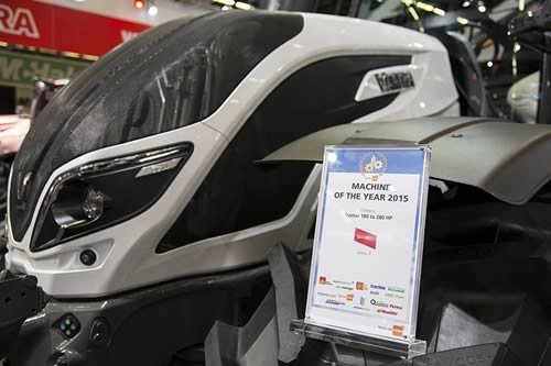 Valtra T Series was selected the winner of the Machine of the Year award in the 180-280hp category at the SIMA Show 2015