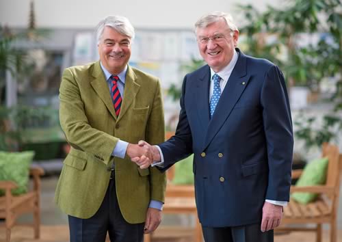 Dr. Bernard Krone (r.) und Philip von dem Bussche (l.)