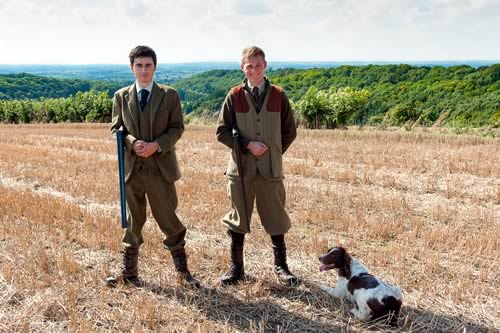 left to right students Ryan Mort and Tom Hesmondhalgh who have jointly won a national gamekeeping award