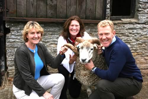 The Henson family – from left, Rebecca Wilson, Libby Henson and Adam Henson.