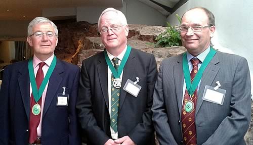 L-R David Brooks, James Dick and Geoff Coster