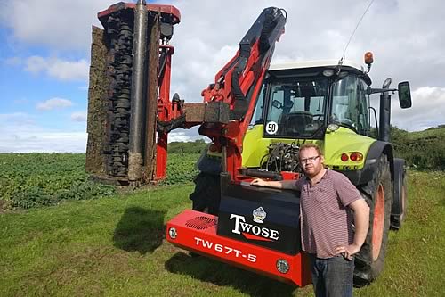 Robert Harrison with his Twose TW67T