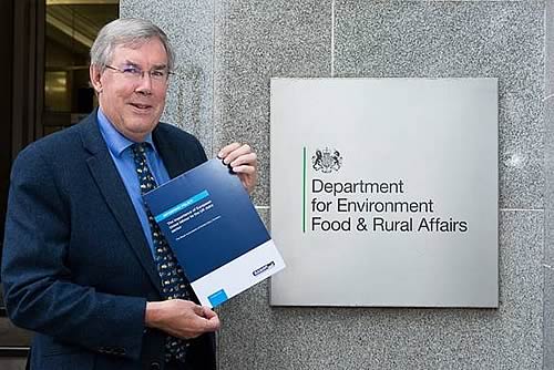 RABDF Policy Director Tim Brigstocke after presenting the report to Defra
