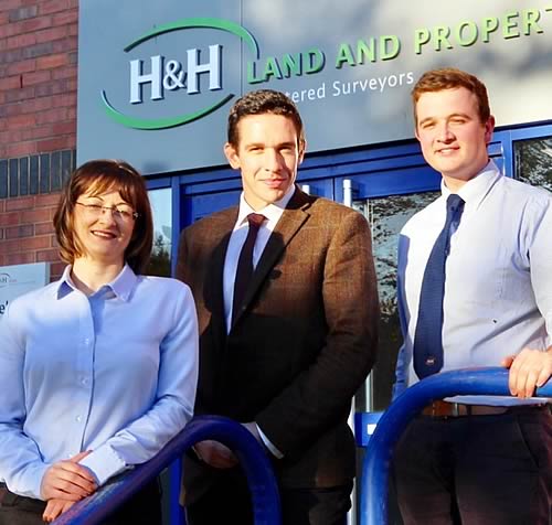 H&H Land and Property Associates - L-R Tracey Jackson, Mark Barrow and Matthew Wallace