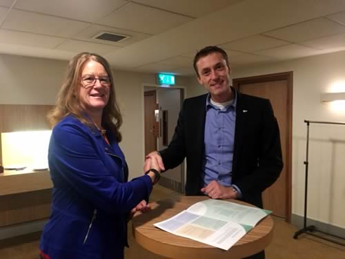 Gaynor Hillier and Wijnand de Bruijn